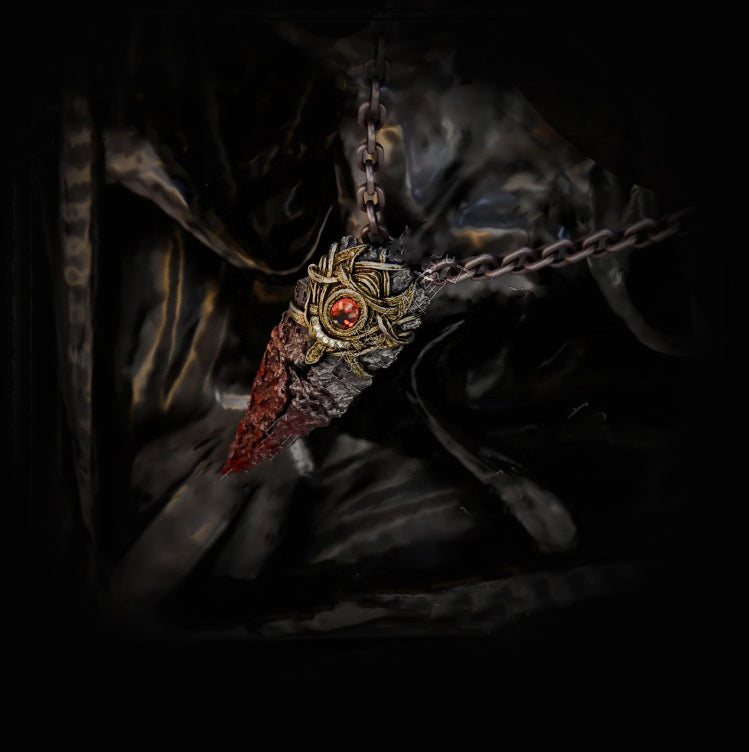 Gothic blood stone blade choker, necklace for women, gothic necklace, gothic jewelry, women's christmas jewelry gift