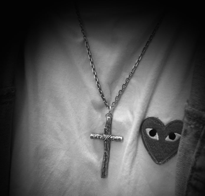 Gothic deadwood cross necklace, women's necklace, Gothic men's necklace, Gothic jewelry, women's Christmas jewelry gift