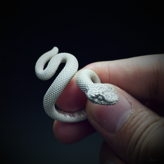 Vintage Knuckle Ring Snake Ring Open Adjustable Black Punk Gothic Ring Role Play Accessories