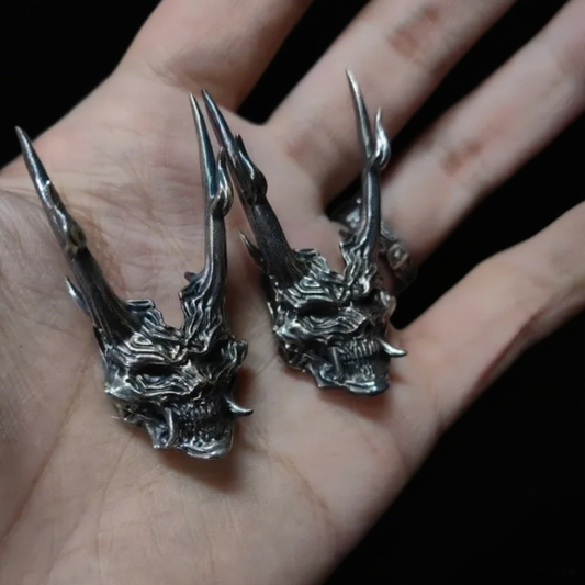 Gothic horror demon necklace, women's necklace, Gothic men's necklace, Gothic jewelry, women's Christmas jewelry gift