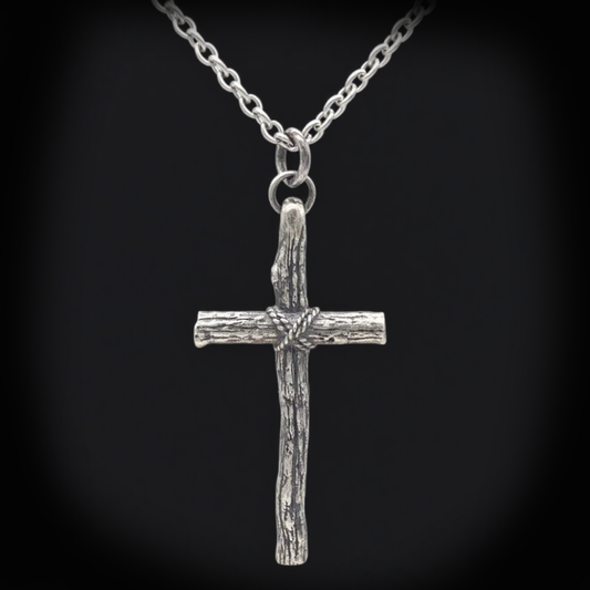 Gothic deadwood cross necklace, women's necklace, Gothic men's necklace, Gothic jewelry, women's Christmas jewelry gift