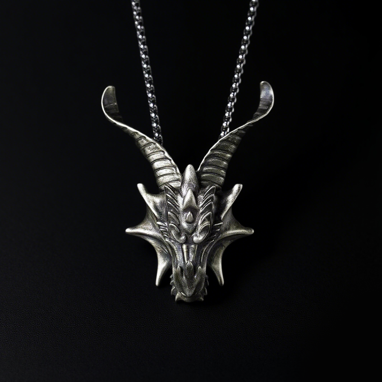 Gothic satanic goat necklace, women's necklace, gothic men's necklace, gothic jewelry, women's Christmas jewelry gift