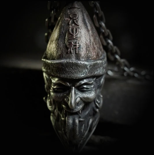 Gothic Chinese devil necklace, women's necklace, Gothic men's necklace, Gothic jewelry, women's Christmas jewelry gift