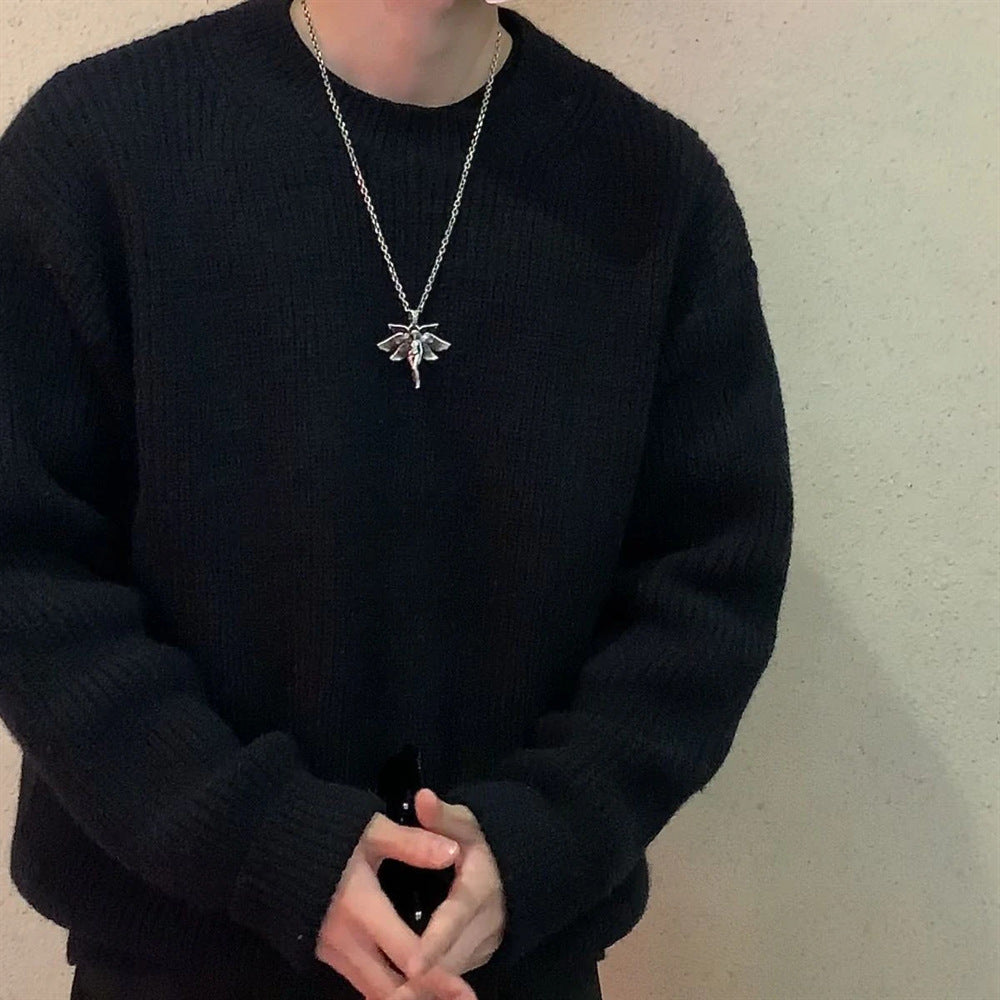 Gothic seraph necklace, women's necklace, Gothic men's necklace, Gothic jewelry, women's Christmas jewelry gift