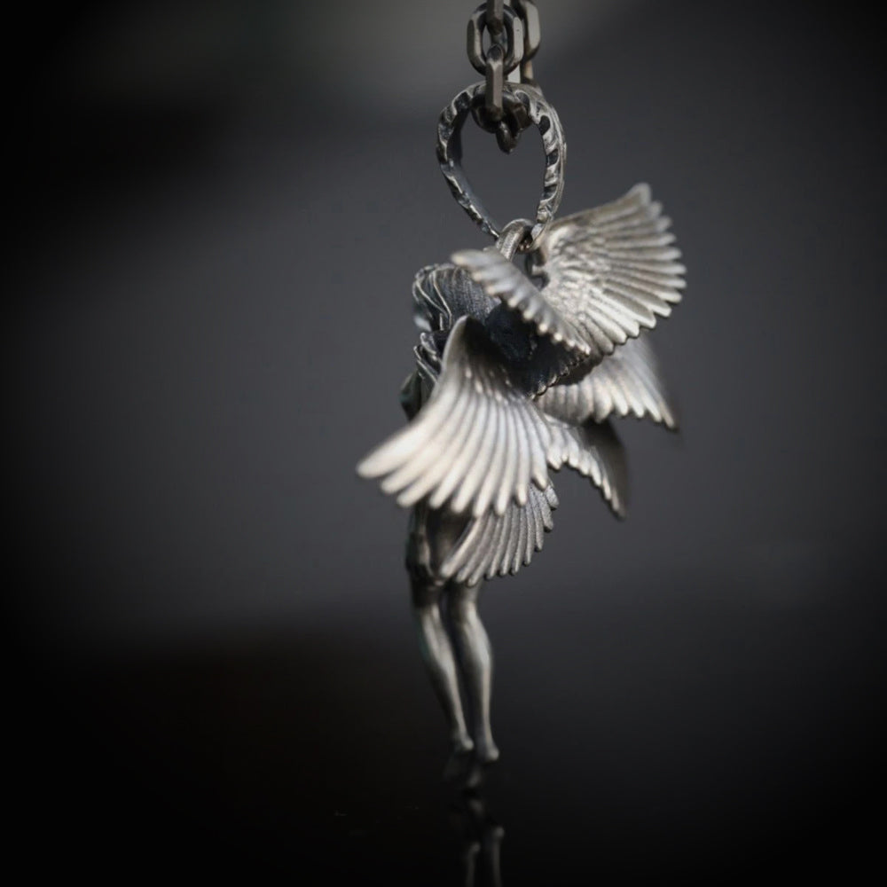 Gothic seraph necklace, women's necklace, Gothic men's necklace, Gothic jewelry, women's Christmas jewelry gift