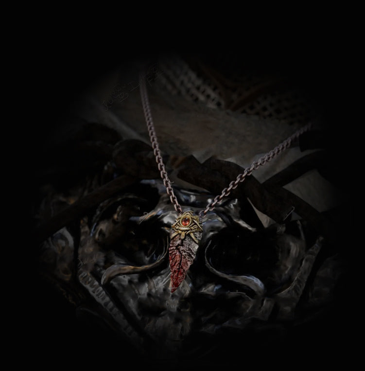 Gothic blood stone blade choker, necklace for women, gothic necklace, gothic jewelry, women's christmas jewelry gift