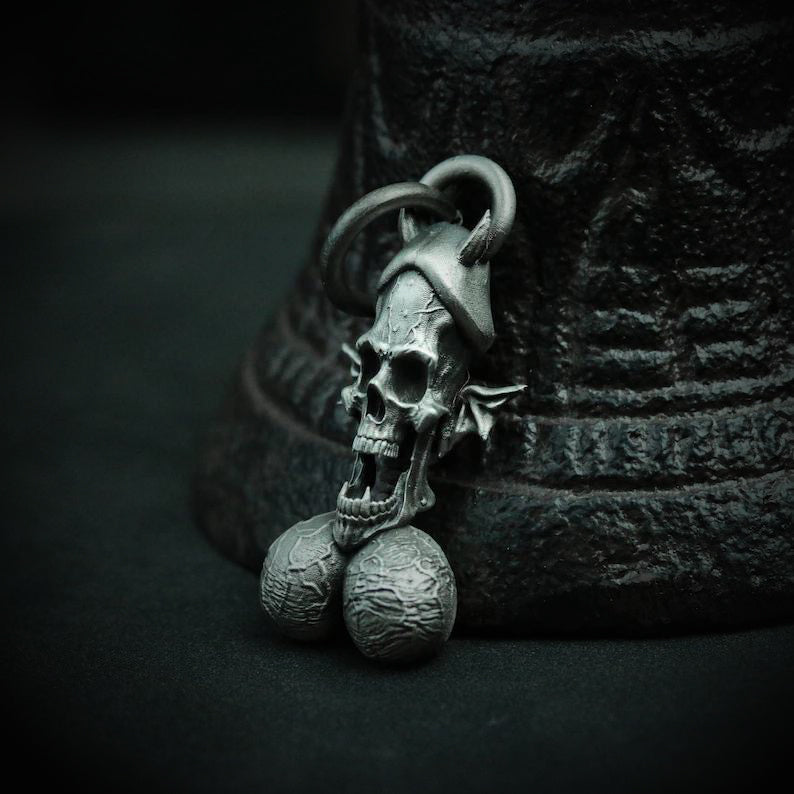 Gothic skull necklace, women's necklace, Gothic men's necklace, Gothic jewelry, women's Christmas jewelry gift