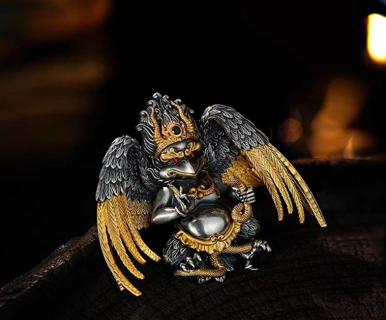 Gothic Chinese Bird Necklace, Women's Necklace, Gothic Men's Necklace, Gothic Jewelry, Women's Christmas Jewelry Gift