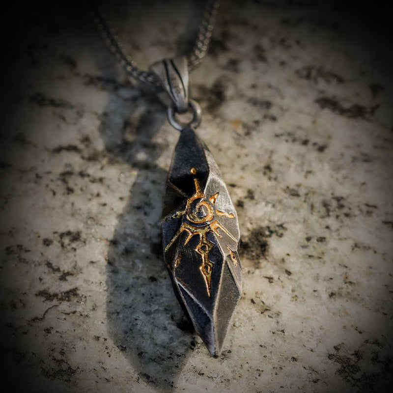 Gothic tribal spirit stone necklace, women's necklace, Gothic men's necklace, Gothic jewelry, women's Christmas jewelry gift