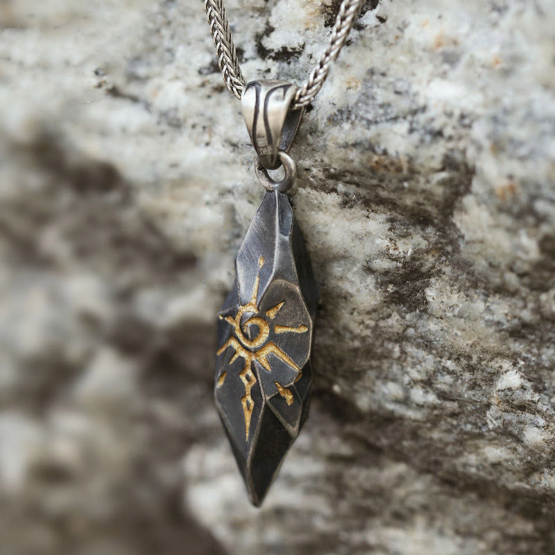 Gothic tribal spirit stone necklace, women's necklace, Gothic men's necklace, Gothic jewelry, women's Christmas jewelry gift