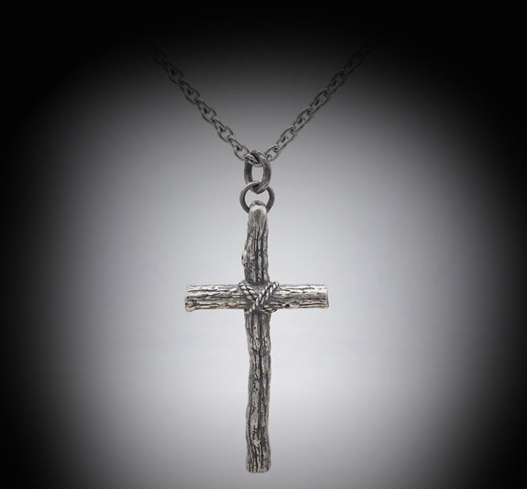Gothic deadwood cross necklace, women's necklace, Gothic men's necklace, Gothic jewelry, women's Christmas jewelry gift