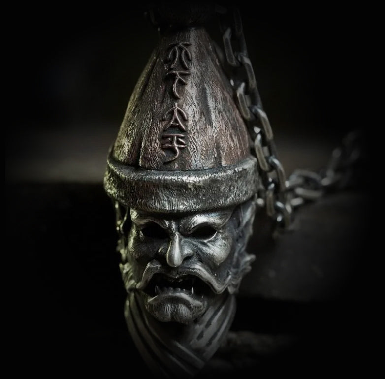 Gothic Chinese devil necklace, women's necklace, Gothic men's necklace, Gothic jewelry, women's Christmas jewelry gift