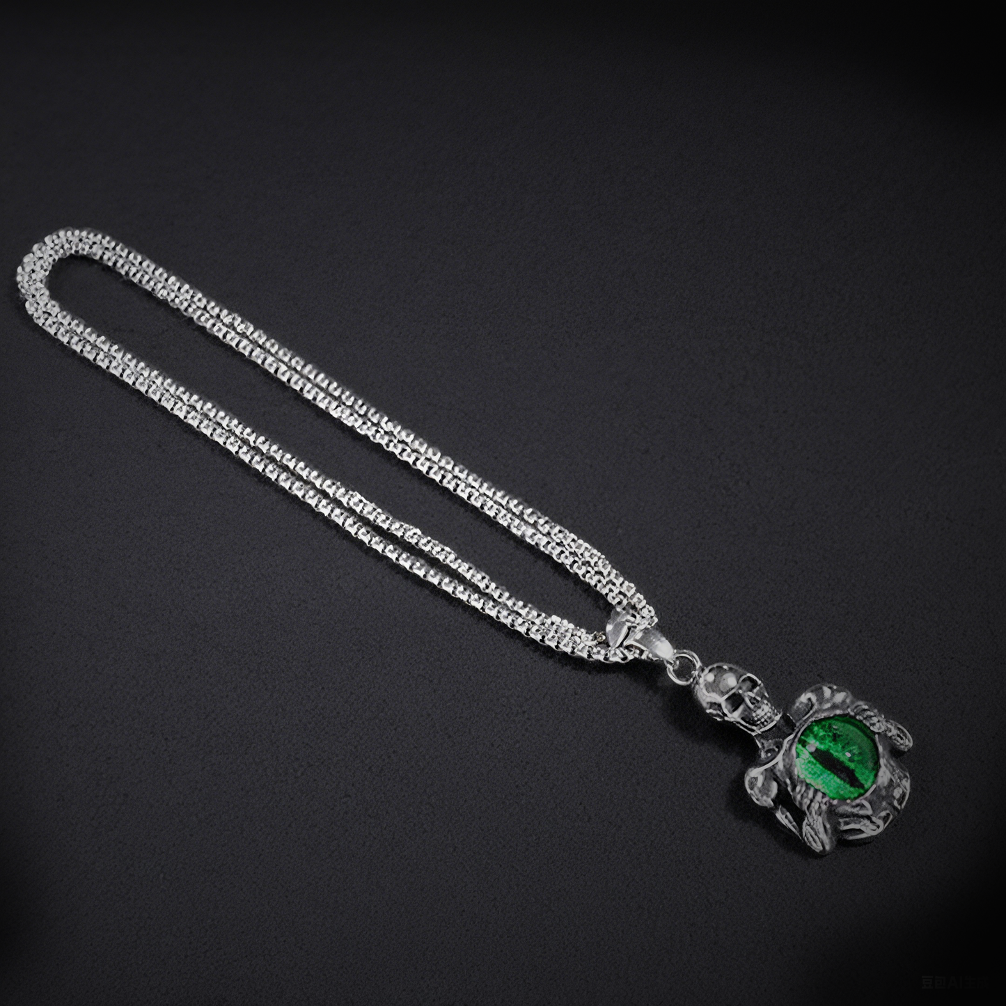 Gothic evil eye necklace, women's necklace, gothic men's necklace, gothic jewelry, women's Christmas jewelry gift